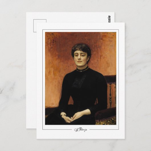 Ilya Repin #34 - Fine Art Postcard Postkarte (Vorne/Hinten)