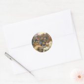 Ilya Repin Antwort auf die zaporozhianischen Kosak Runder Aufkleber (Umschlag)