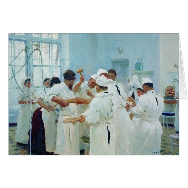 Ilya Repin- der Chirurg im Operationssaal (Vorderseite (Horizontal))