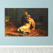 Ilya Repin - Ivan der Schreckliche und Sein Sohn I Leinwanddruck (Insitu (Holzboden))