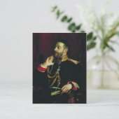 Ilya Repin-Portrait des Dichters Grand Prince Postkarte (Stehend Vorderseite)