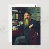Ilya Repin-Portrait des Historikers & Archäologen Postkarte (Vorne/Hinten)