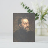 Ilya Repin - Portrait des Malers Grigory Myasoyedo Postkarte (Stehend Vorderseite)