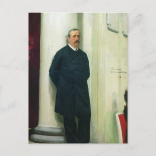 Ilya Repin - Portrait von Komponisten und Chemiker Postkarte