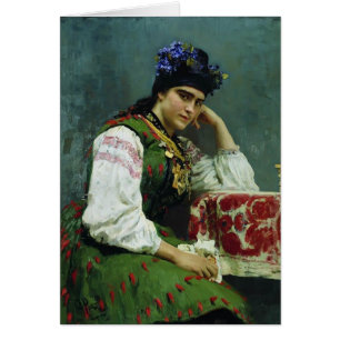 Ilya Repin- Porträt von Sophia Dragomirova