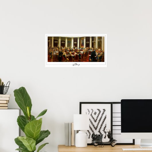Ilya Repin Zedign Art Poster #31 (Heimbüro)