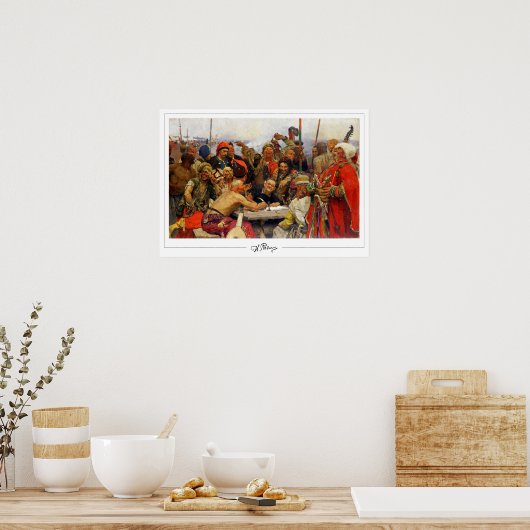 Ilya Repin Zedign Art Poster #788 (Küche)