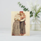 Ilya Repin: Zwei Frauen Postkarte (Stehend Vorderseite)