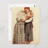 Ilya Repin: Zwei Frauen Postkarte (Vorne/Hinten)