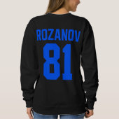 Ilya Rozanov 81 Boston Hockey Fan Gear Sweatshirt (Rückseite)