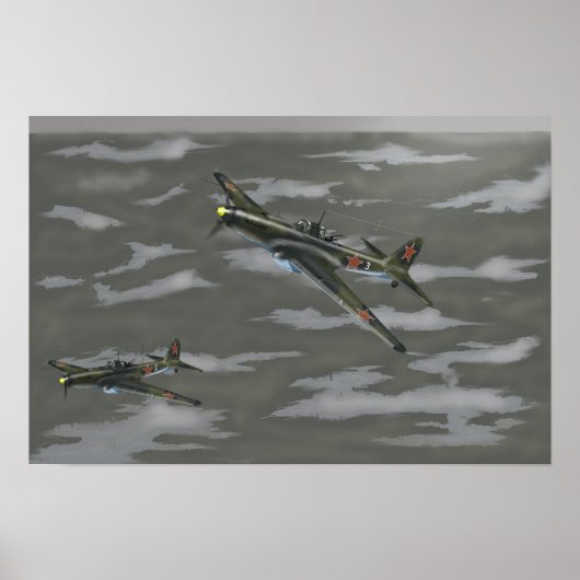 Ilyushin Il-2 'Sturmovik' Poster (Vorne)