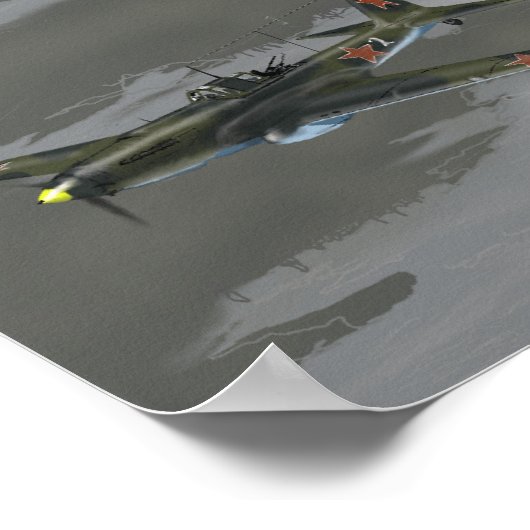 Ilyushin Il-2 'Sturmovik' Poster (Ecke)