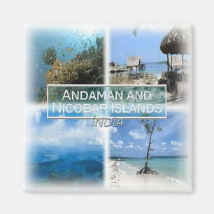 IM037 Asien, Indien, Andaman und Nicobar, Kühlschr Magnet