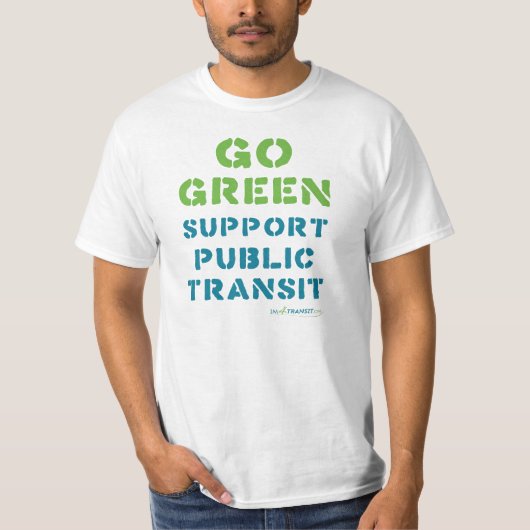 Im4Transit.org -- "Gehen GRÜN" Shirt (Vorderseite)