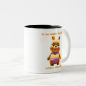 Im 100 Hektar großen Wald Zweifarbige Tasse (VorderseiteRechts)