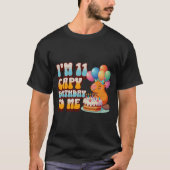 I'm 11 Capy Birthday To Me 11th Capybara Bday Part T-Shirt (Vorderseite)