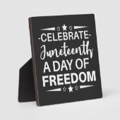 Im 19. Jahrhundert: Freiheit Afrikanischer Amerika Fotoplatte (Vorderseite)