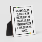 Im 19. Jahrhundert: Freiheit Afrikanischer Amerika Fotoplatte (Vorderseite)