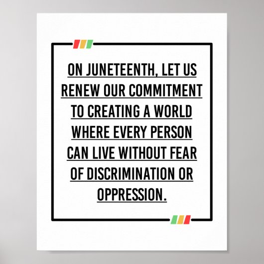 Im 19. Jahrhundert: Freiheit Afrikanischer Amerika Poster (Vorne)