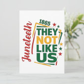 Im 19. Jahrhundert mögen sie die schwarze Geschich Einladung (Stehend Vorderseite)