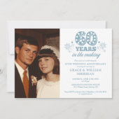 Im 60. Hochzeitstag Foto Einladung (Vorderseite)