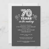 Im 70. Hochzeitstag Einladung (Vorderseite)