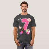 Im 7 Spa Party Birthday Girl Nail Polish Makeup T-Shirt (Vorne ganz)