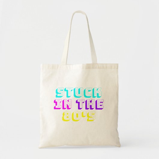 Im 80er Retro Neon Fun Flashy stecken Tragetasche (Vorne)