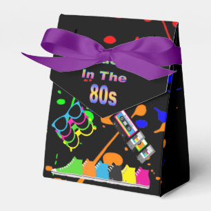Im 80er stecken geschenkschachtel
