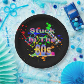 Im 80er stecken pappteller (Party)