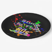 Im 80er stecken pappteller (Schrägansicht)