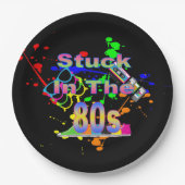 Im 80er stecken pappteller (Vorderseite)