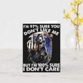 Im 97% Sure You Dont Like Me  Karte (Gelbe Blume)