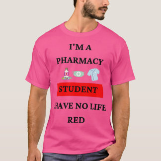 im a apotheka studentin ich habe kein leben rot 15 T-Shirt