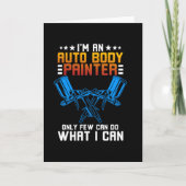 I'm A Auto Body Painter Karte (Vorderseite)