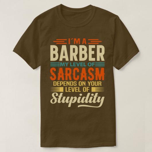 Im A Barber 1 T-Shirt (Design vorne)
