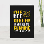 Im a Beekeeper Karte (Vorderseite)