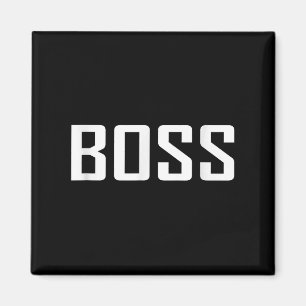 Im a Big Boss Wear Coole Motivierend Quotes Graphi Magnet