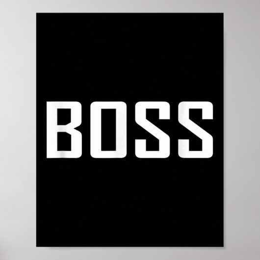 Im a Big Boss Wear Coole Motivierend Quotes Graphi Poster (Vorne)