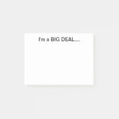 I'm a Big Deal Post It Note Post-it Klebezettel (Vorderseite)