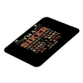 Im A Biker I Do What I Want Funny Motorcycle Motor Magnet (Linke Seite)