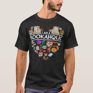 Im A BOOKAHOLIQ, Bücherei Bücherei Buchwarme Lektü T-Shirt