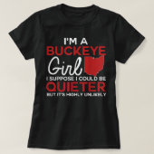 Im A Buckeye Girl Ohio State For Women T-Shirt (Design vorne)