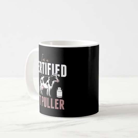 Im a Certified tile pulle Funny Bauer Kaffeetasse (Vorderseite Links)