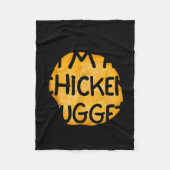 I'm A Chicken Nugget Funny Lazy Easy Halloween Cos Fleecedecke (Vorderseite)