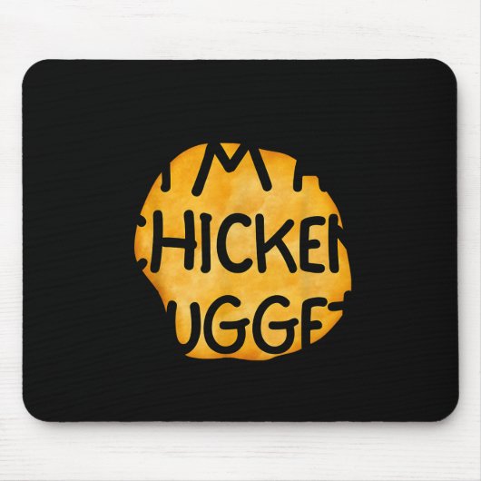 I'm A Chicken Nugget Funny Lazy Easy Halloween Cos Mousepad (Vorne)