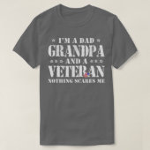 I'm A Dad Grandpa Veteran Father's Day Men T-Shirt (Design vorne)