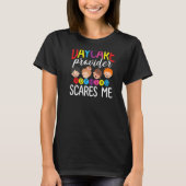 I'm A Daycare Provider Nothing Scares Me BACK Bab T-Shirt (Vorderseite)
