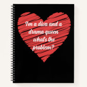 I'm a diva and a drama queen notizblock (Vorderseite)