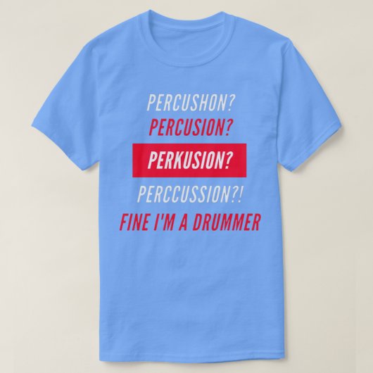 Im A Drummer T-Shirt (Design vorne)